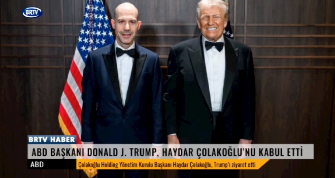 ABD Başkanı Donald J. Trump Haydar Çolakoğlunu kabul etti.